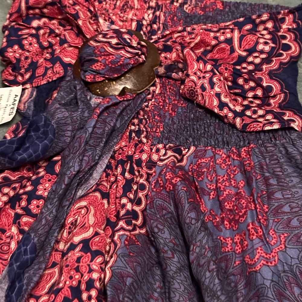 Coco Beach Hawaii Convertible Dress / Skirt Bohemian Size OSFM - Picture 9 of 12